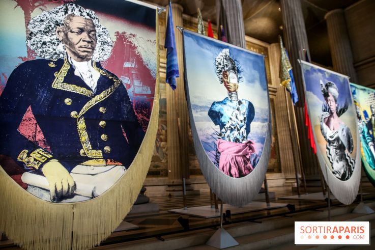Raphaël Barontini, les photos de son installation monumentale au Panthéon - IMG 1462