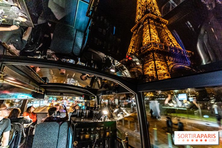 Bus Saint Germain 1920 - dîner dans un bus en traversant Paris  -  A7C3678