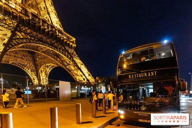 Bus Saint Germain 1920 - dîner dans un bus en traversant Paris  -  A7C3691