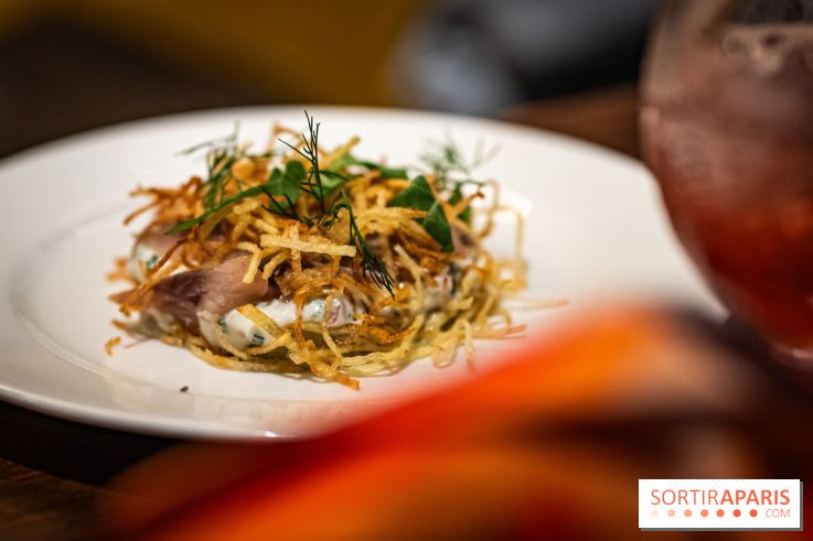 Bistrot Podium, le restaurant festif avec la carte de Glenn Viel -  le hareng et la charlotte