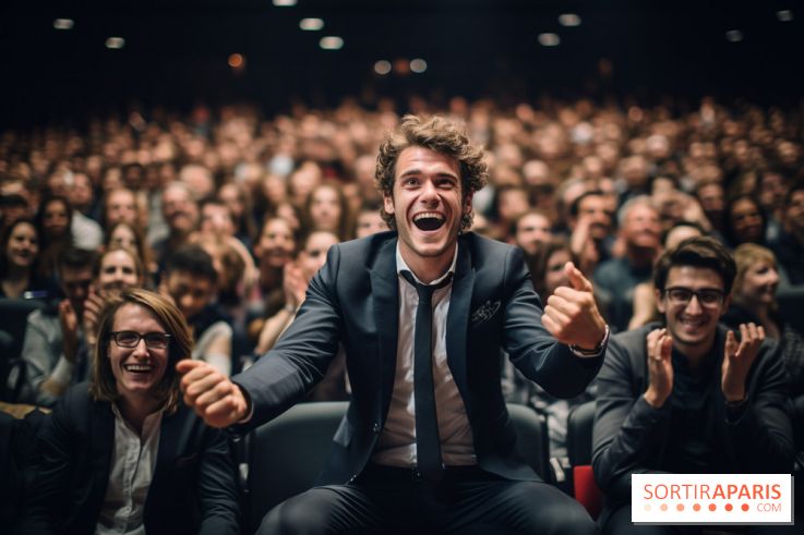 Photos d'Illustrations MidJourney : spectacles d'humour - 6