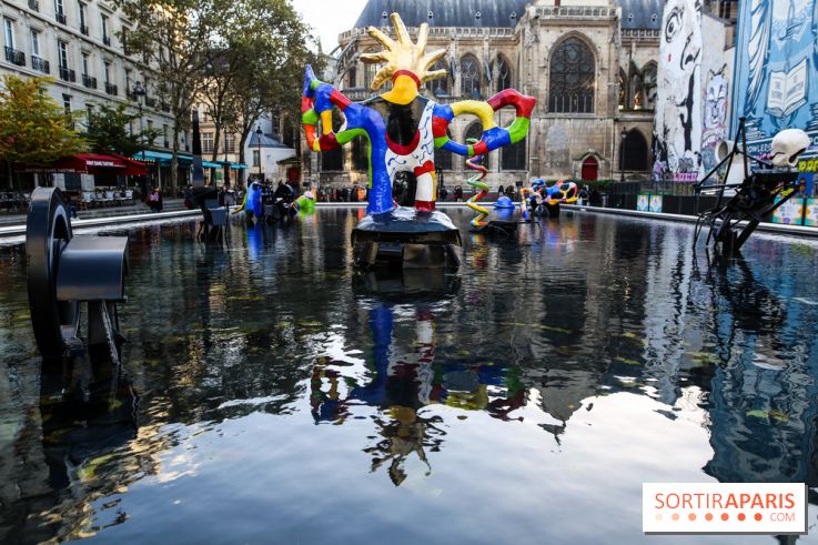 La Fontaine Stravinsky rénovée à Paris, nos photos