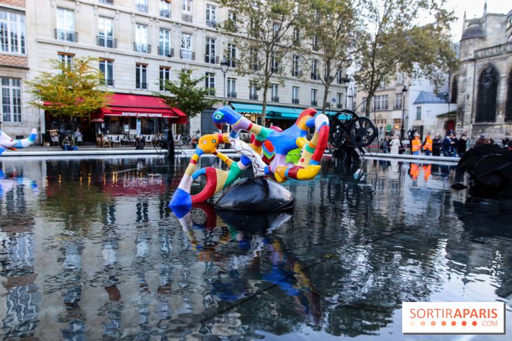 La Fontaine Stravinsky rénovée à Paris, nos photos