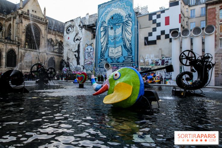 La Fontaine Stravinsky rénovée à Paris, nos photos - IMG 1729