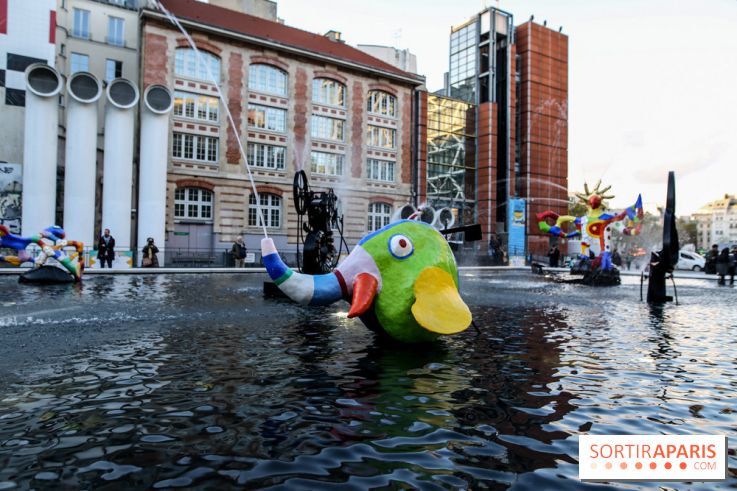 La Fontaine Stravinsky restaurée à Paris, nos photos