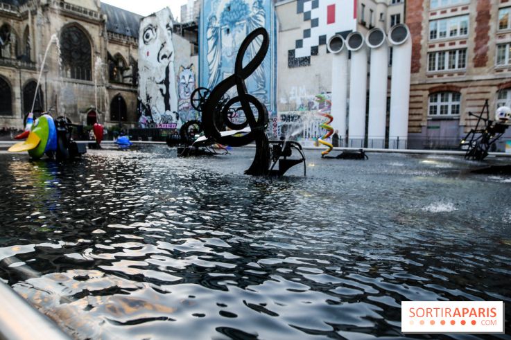 La Fontaine Stravinsky restaurée à Paris, nos photos