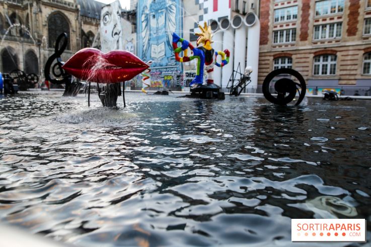 La Fontaine Stravinsky restaurée à Paris, nos photos
