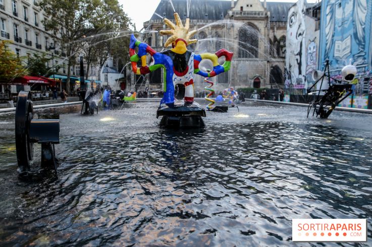 La Fontaine Stravinsky restaurée à Paris, nos photos