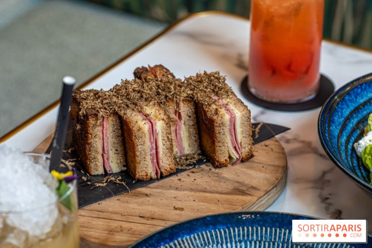 Le Petit Beefbar Paris, le bistrot élégant de Franklin Roosevelt -  croque monsieur truffe
