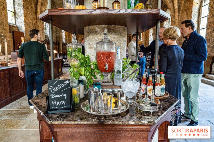 Le brunch du Réfectoire des Moines à l'Abbaye des Vaux de Cernay