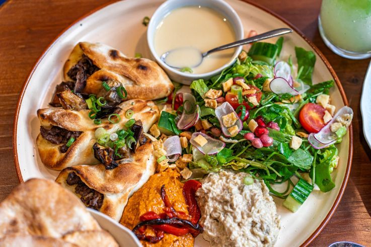 Les Bascules, délicieux restaurant méditerranéen rue de la Bourse -  plat du jour