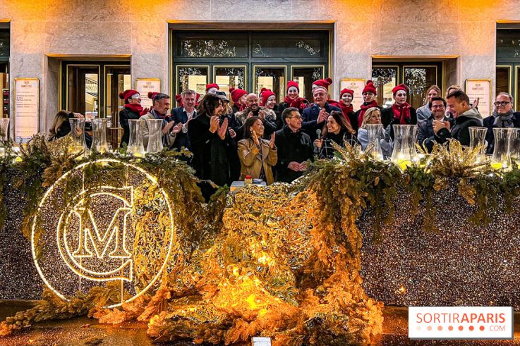 Les illuminations de Noël 2023 de l'Avenue Montaigne - cérémonie et décors féériques