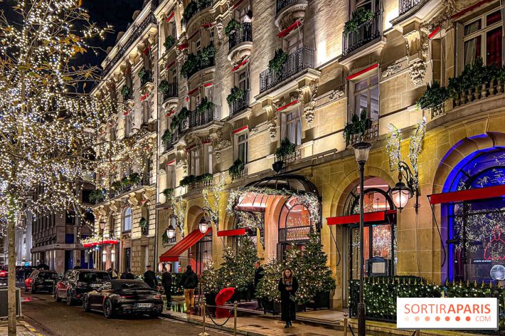 Les illuminations de Noël 2023 de l'Avenue Montaigne - cérémonie et décors féériques