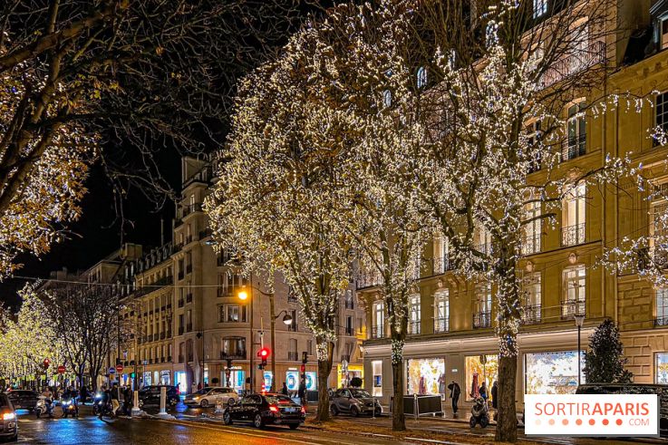 Les illuminations de Noël 2023 de l'Avenue Montaigne - cérémonie et décors féériques