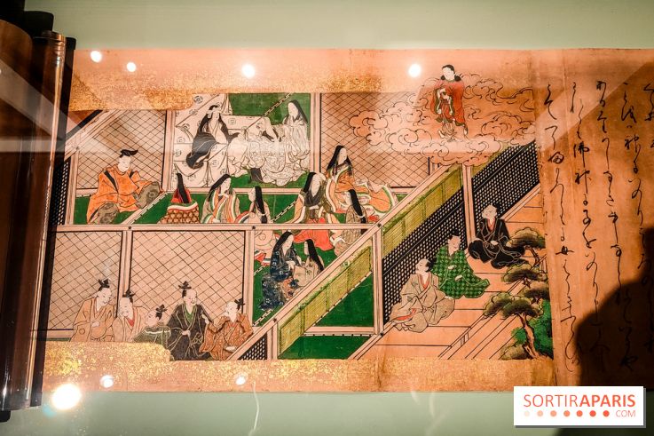Exposition A la cour du Prince Genji : l'imaginaire japonaise se dévoile au musée Guimet  - IMG20231121094301