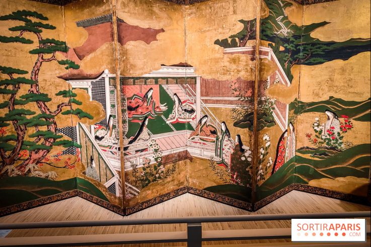 Exposition A la cour du Prince Genji : l'imaginaire japonaise se dévoile au musée Guimet  - IMG20231121094128