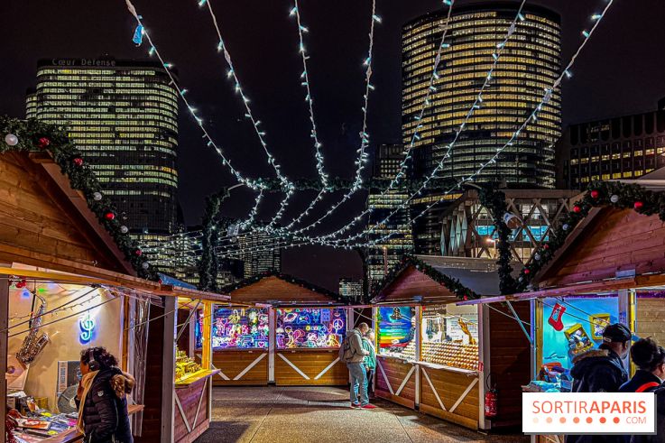 Le Marché de Noël 2023 de La Défense - Père Noël, spots photo illuminés, créateurs et stands gourmands