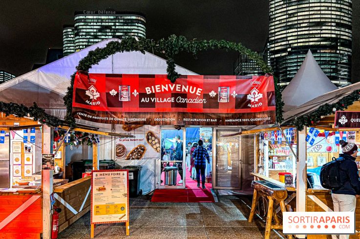 Le Marché de Noël 2023 de La Défense - Père Noël, spots photo illuminés, créateurs et stands gourmands