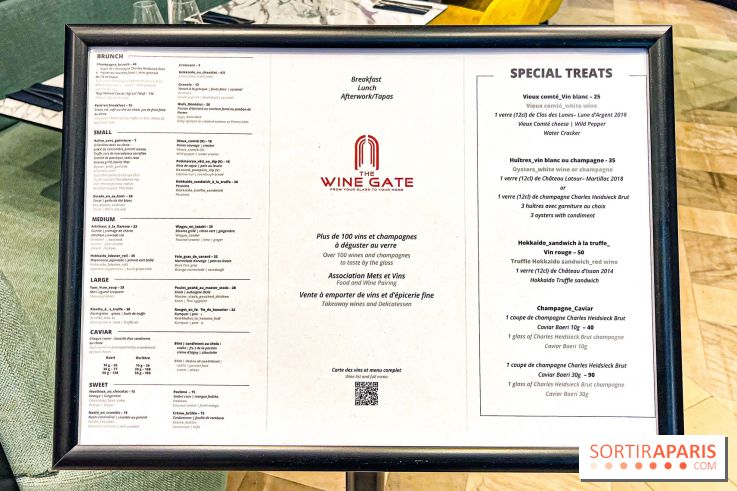 The Wine Gate, bar à vin et cave à manger des Galeries Lafayette Haussman