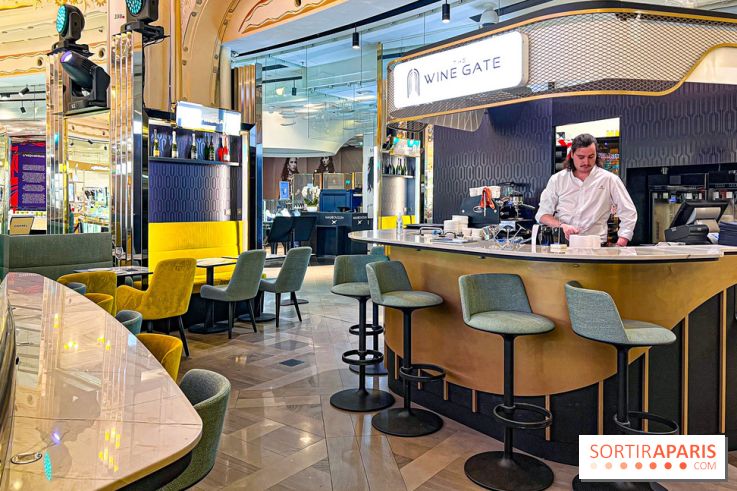 The Wine Gate, bar à vin et cave à manger des Galeries Lafayette Haussman