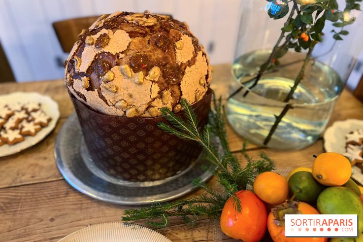 Panettone de Noël 2023 Christophe Louie x Dammann Frères
