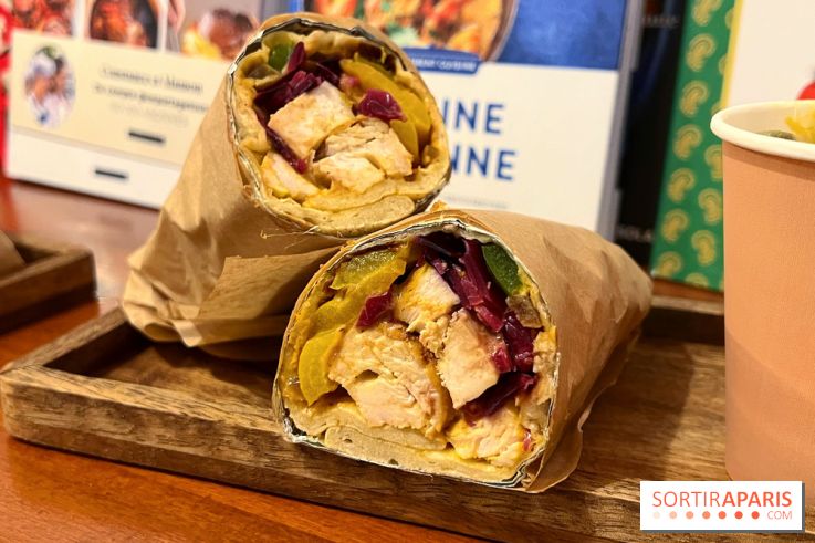 Kuna, naan indien façon street-food - Naan poulet