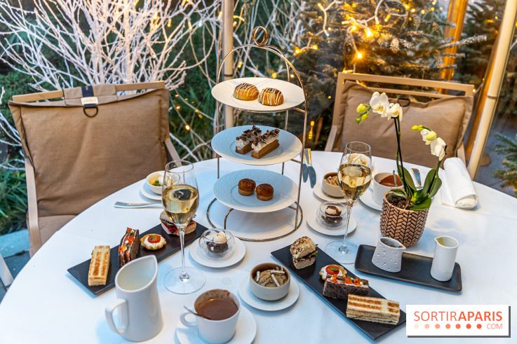 Le Tea Time du Joy à l'Hôtel Fouquet's sur sa terrasse d'hiver enchantée -  A7C9639