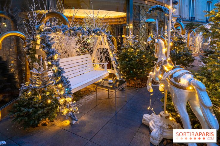 Le Tea Time du Joy à l'Hôtel Fouquet's sur sa terrasse d'hiver enchantée -  A7C9655