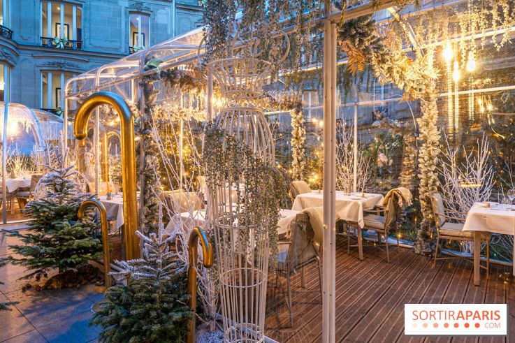 Le Tea Time du Joy à l'Hôtel Fouquet's sur sa terrasse d'hiver enchantée -  A7C9660