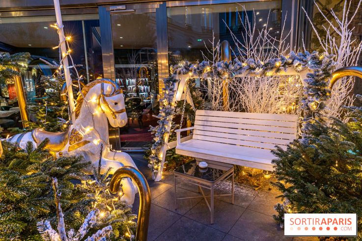 Le Tea Time du Joy à l'Hôtel Fouquet's sur sa terrasse d'hiver enchantée -  A7C9667