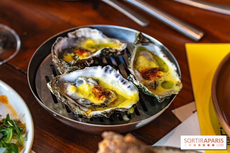 Maison Jaune, le restaurant-péniche de Boulogne-Billancourt -  huitres fumées