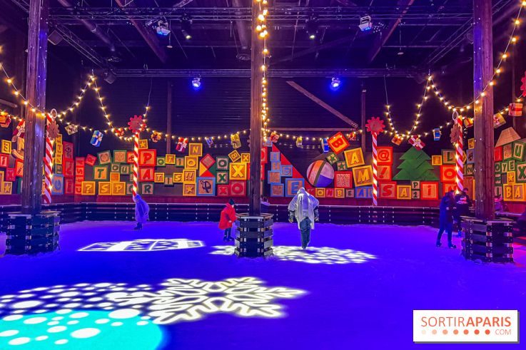 Noël au Parc Astérix 2023, sentier de lumières et patinoire