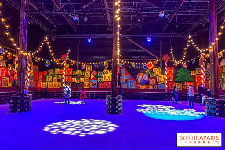 Noël au Parc Astérix 2023, sentier de lumières et patinoire
