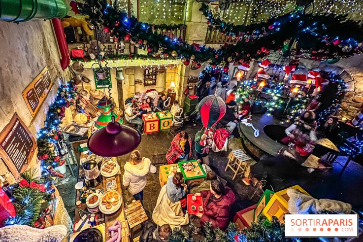Noël au Parc Astérix 2023, sentier de lumières et patinoire - IMG 4936