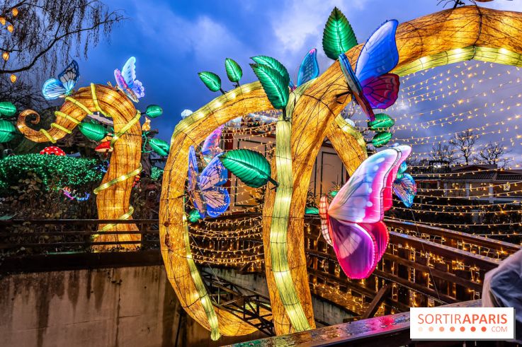 Noël au Parc Astérix 2023, sentier de lumières et patinoire
