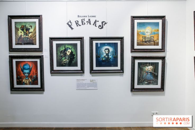 Freaks, l'exposition de Benjamin Lacombe, nos photos
