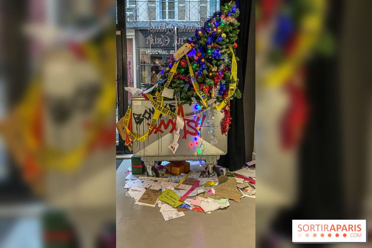 Exposition de Goin à la galerie La Lison : Santa Claus doesn't exist - IMG 3145