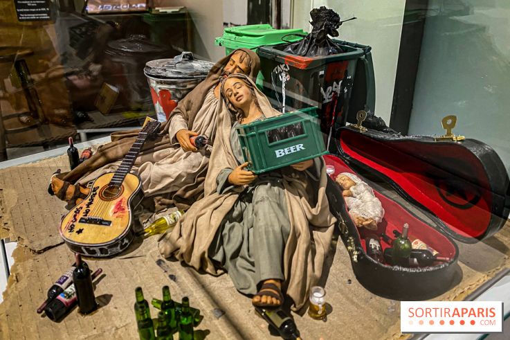 Exposition de Goin à la galerie La Lison : Santa Claus doesn't exist - IMG 3151