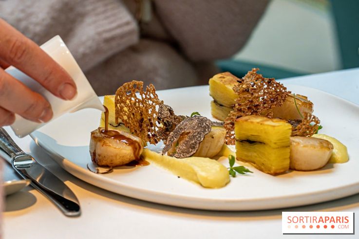 La Bauhinia par Quentin Testart au Shangri La Paris -  saint Jacques truffe