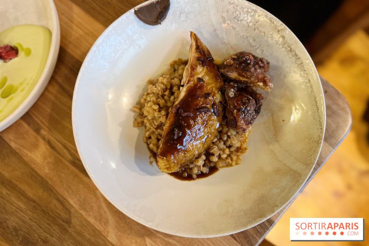 Pagaille - Pintade risotto de blé