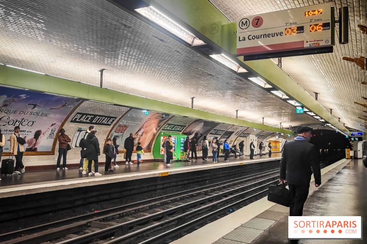 Visuels métro - ligne 7 place d'Italie