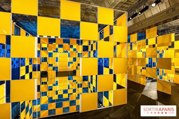 Aux Beaux Carrés, l'exposition de Daniel Buren au Bon Marché Rive Gauche  - image00029