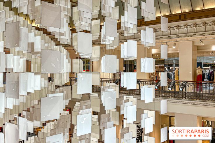 Aux Beaux Carrés, l'exposition de Daniel Buren au Bon Marché Rive Gauche  - image00060