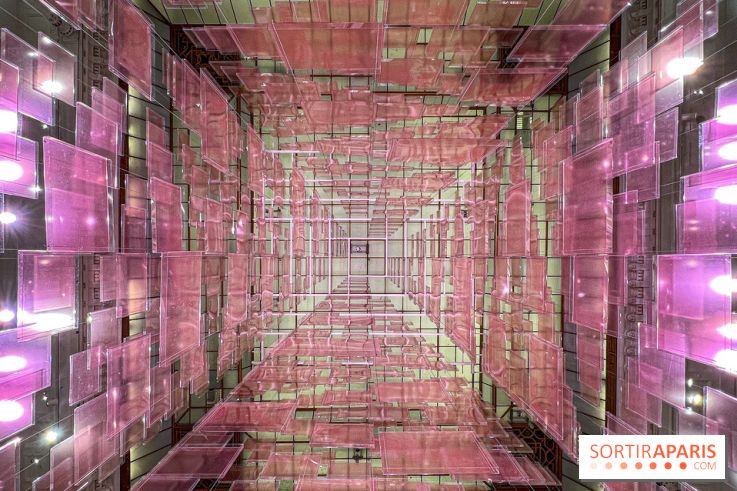 Aux Beaux Carrés, l'exposition de Daniel Buren au Bon Marché Rive Gauche