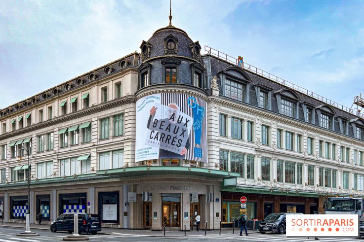 Aux Beaux Carrés, l'exposition de Daniel Buren au Bon Marché Rive Gauche  - image00086