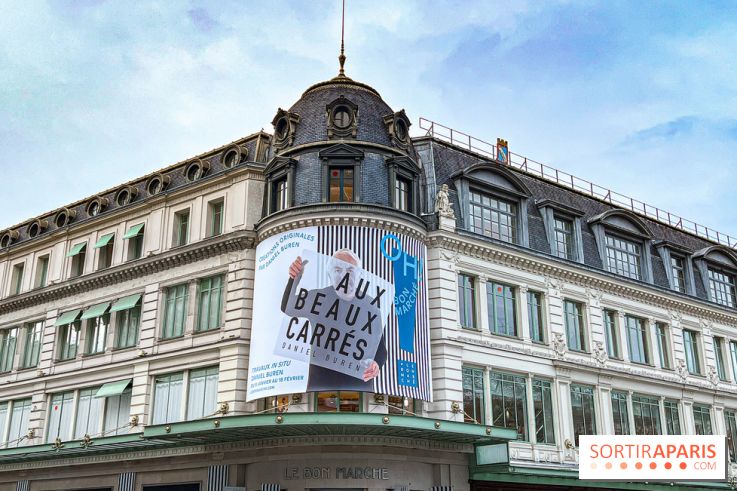 Aux Beaux Carrés, l'exposition de Daniel Buren au Bon Marché Rive Gauche  - image00088