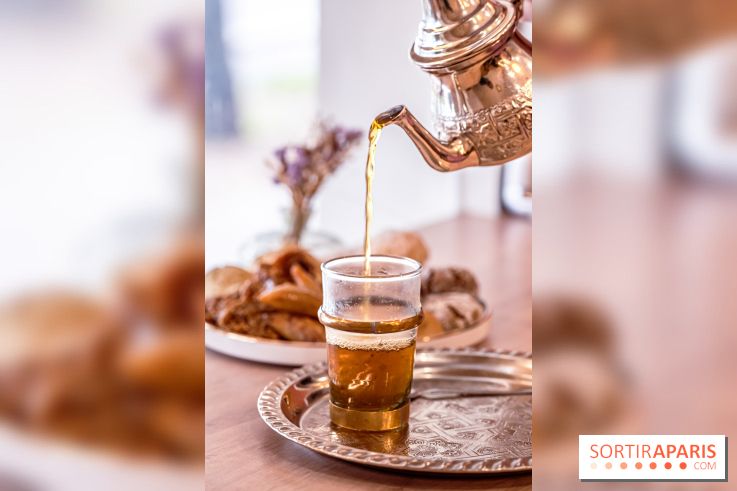 Maison Ambre Paris - restaurant, salon de thé et pâtisserie marocain  -  thé vert menthe