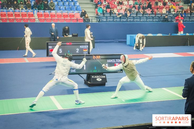 Coupe du monde de Fleuret 2024 - stade Pierre de Coubertin - Coupe du monde de Fleuret 2024 - stade Pierre de Coubertin - escrime
