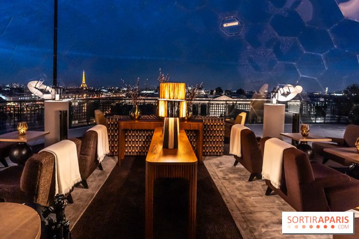 Céleste, le bar éphémère du Cheval Blanc Paris en plein ciel de Paris -  A7C2124