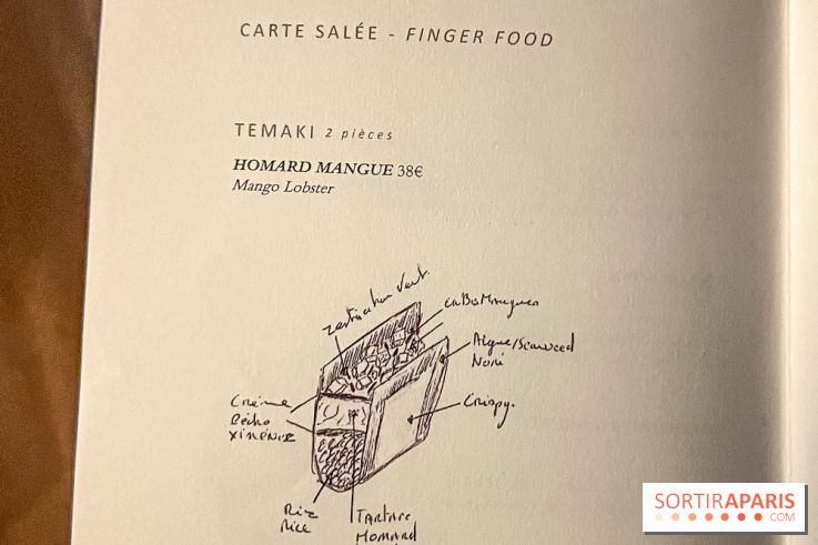 Céleste, le bar éphémère du Cheval Blanc Paris en plein ciel de Paris - carte - menu